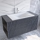 Stella Polare Мебель для ванной Дэрри 100 подвесная бетон/цемент – картинка-17
